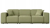 Sofy ogrodowe - Sofa ogrodowa trzyosobowa MALIBU na taras tkanina Odyssey jasnozielony - miniaturka - grafika 1