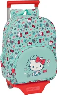 Plecaki szkolne i tornistry - Plecak szkolny na kółkach Hello Kitty Sea lovers turkusowy 26 x 34 x 11 cm - miniaturka - grafika 1