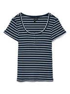 Koszulki i topy damskie - Vero Moda Koszulka "Sea" w kolorze granatowym - miniaturka - grafika 1