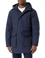 Kurtki męskie - Replay Męska kurtka zimowa z kapturem, niebieska (Blue 086), XS, Niebieski 086, XS - miniaturka - grafika 1