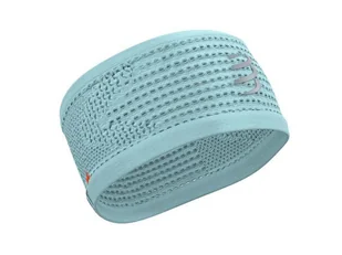 COMPRESSPORT Opaska na głowę HEADBAND ON/OFF v3 błękitna - Czapki i chusty sportowe damskie - miniaturka - grafika 5