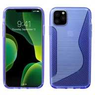 Etui i futerały do telefonów - iPhone 11 Pro Max // S-Line TPU Silikonowe etui ochronne Silikonowa obudowa Akcesoria Bumper Niebieski ze szkłem ochronnym 9H - miniaturka - grafika 1