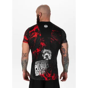 Koszulka męska Pitbull Mesh Performance Pro plus Dot Camo II - Koszulki sportowe męskie - miniaturka - grafika 1