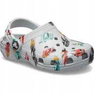 Moda i Uroda OUTLET - Dziecięce Buty Chodaki Crocs Classic Race Cars Graphic 210992 Clog 23-24 - miniaturka - grafika 1