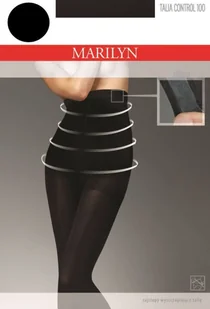 Rajstopy Wyszczuplające Modelujące Marilyn Talia Control 100 Den Czarne 2-S - Rajstopy Rajstopy Wyszczuplające Modelujące Marilyn Talia Control 100 Den Czarne 2-S - Rajstopy - miniaturka - grafika 1