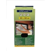 Zwalczanie i odstraszanie szkodników - Siatka do okien 100 x 100 cm czarna - miniaturka - grafika 1