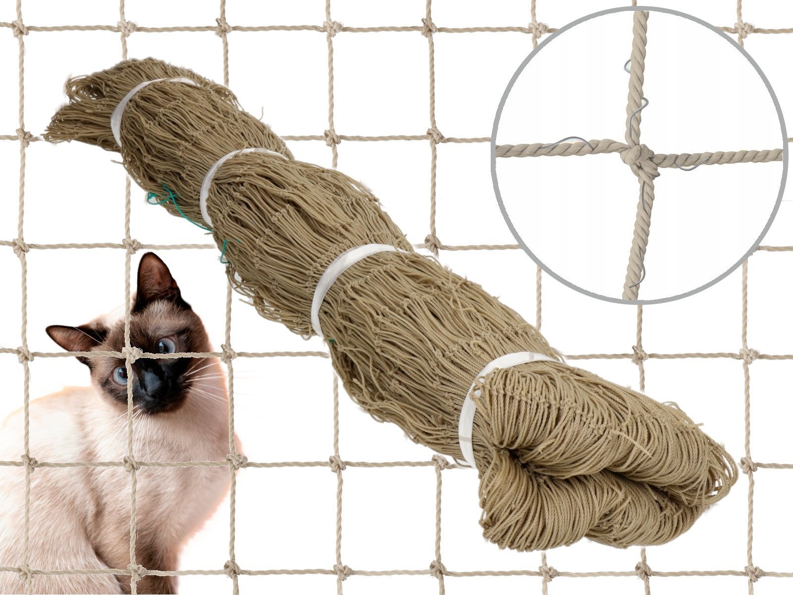 SIATKA WZMOCNIONA DRUCIKIEM