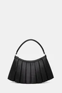 Torebki damskie - Lacoste torebka skórzana kolor czarny NU5015DP - miniaturka - grafika 1