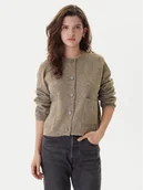 Swetry damskie - ONLY Kardigan Piemonte 15344118 Beżowy Regular Fit - miniaturka - grafika 1