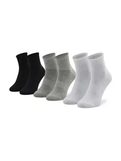 Skarpetki damskie - Hummel Zestaw 6 par niskich skarpet unisex Chevron 6-Pack Mid Cut Socks 213252-9034 Biały - grafika 1