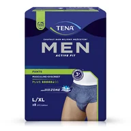 Bielizna lecznicza - Bielizna chłonna TENA Men Pants Plus L/XL 8szt. Refundacja NFZ - miniaturka - grafika 1