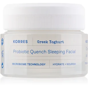 Korres Greek Yoghurt - Odżywczy krem-maska na noc - Kremy do twarzy - miniaturka - grafika 1
