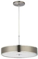Lampy sufitowe - LAMPA WISZĄCA metalowo-szklana srebrny okrągły klosz styl nowoczesny JAZZ JA 5 s Jupiter - miniaturka - grafika 1