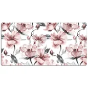 Podkładki na biurko - Duża mata na biurko Motyw pięknych kwiatów 120x60 cm - miniaturka - grafika 1