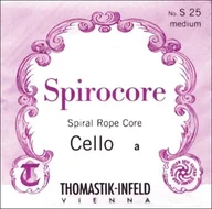 Akcesoria do instrumentów smyczkowych - Thomastik Einzelsaite für Cello 4/4 Spirocore - C-Saite Spiralseilkern, Wolfram umsponnen, weich 641227 - miniaturka - grafika 1
