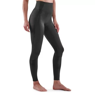Spodnie sportowe damskie - Skins Womens Series-5 Skyscraper Compression Leggings Black XL - grafika 1