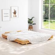 Łóżka - Lumarko Rama łóżka, bambusowa, 200 x 200 cm - miniaturka - grafika 1