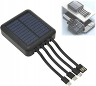 Powerbanki - POWERBANK SOLARNY 20000mAh 2 PORTY USB C i MICRO TURYSTYCZNY DUŻA POJEMNOŚĆ - miniaturka - grafika 1