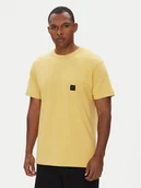 Koszulki męskie - DC T-Shirt ADYKT03246 Żółty Regular Fit - miniaturka - grafika 1