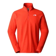 Bluzy sportowe męskie - Bluza The North Face 100 Glacier 0A5IHP15Q1 - czerwona - miniaturka - grafika 1