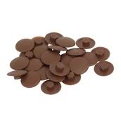 Zawiasy, okucia i inne akcesoria - Zaślepka konfirmat brąz - miniaturka - grafika 1