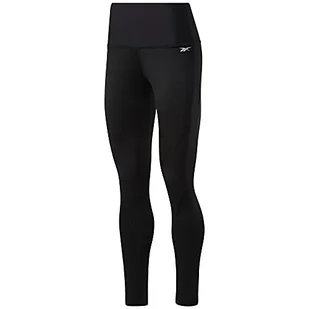 Reebok Damskie spodnie Ts T Graphene Lux Tight, czarny, M - Spodnie damskie - miniaturka - grafika 1