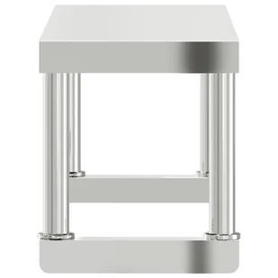 Półka na stół roboczy, 110x30x35 cm, stal nierdzewna Lumarko! - Wózki na żywność - miniaturka - grafika 7