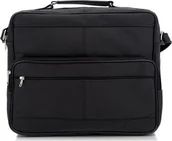 Teczki i aktówki - Belveder Czarna Torba do Pracy Męska Skórzana Nord71 - miniaturka - grafika 1