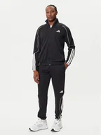 Dresy męskie - adidas Dres 3-Stripes JN1817 Czarny Regular Fit - miniaturka - grafika 1