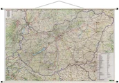 Atlasy i mapy - Freytag&amp;Berndt Węgry mapa ścienna samochodowa 1:400 000 Freytag & Berndt - miniaturka - grafika 1