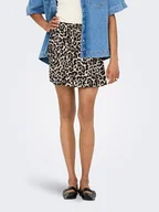 Spodenki damskie - ONLY Szorty "Nala" w kolorze beżowo-brązowym - miniaturka - grafika 1