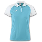 Tenis ziemny - Koszulka do tenisa z krótkim rękawem dziecięca Joma POLO TORNEO II turquise - miniaturka - grafika 1