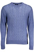 Swetry męskie - NIEBIESKI SWETER MĘSKI GANT - miniaturka - grafika 1