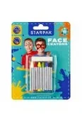 Podręczniki dla szkół podstawowych - Kredki do malowania twarzy 6 kolorów STARPAK 528375 - miniaturka - grafika 1