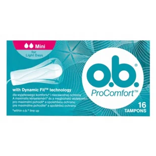 O.B. Tampony Procomfort mini 16szt - Tampony - miniaturka - grafika 2