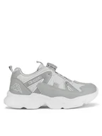 Buty dla dziewczynek - Kappa Sneakersy 23KC2371A Szary - miniaturka - grafika 1