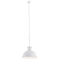 Lampy sufitowe - MLAMP LAMPA wisząca AREUF 3193 MLAMP metalowa OPRAWA kopuła ZWIS na łańcuchu biały AREUF 3193 - miniaturka - grafika 1