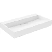 Umywalki - Mexen Ava umywalka nablatowa z konglomeratu B/O 80 x 46 cm, biała - 23018000 - miniaturka - grafika 1