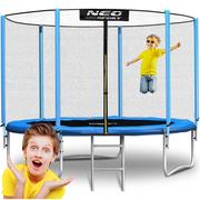 Neo-sport Trampolina ogrodowa 10ft/312cm z siatką zewnętrzną i drabinką NS-10Z161