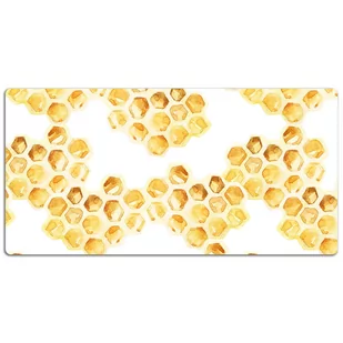 Mata ochronna z nadrukiem Plastry miodu 120x60 cm, Dywanomat - Podkładki na biurko - miniaturka - grafika 1