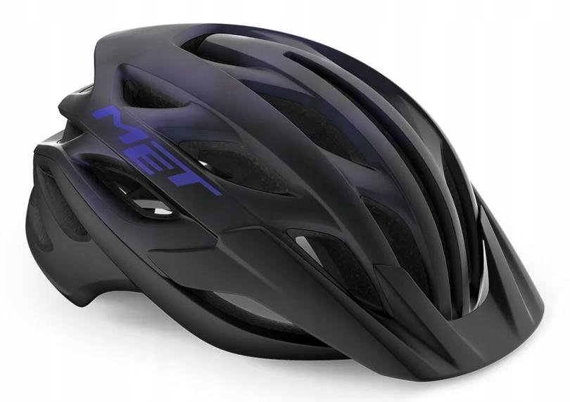 Kask rowerowy Met Veleno Purple Rozmiar M: 56-58 cm