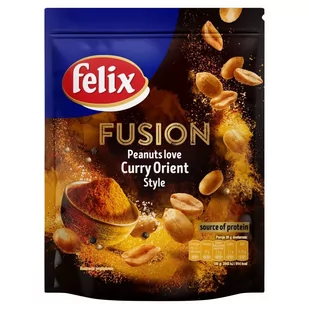 Felix Fusion Orzeszki ziemne smażone z przyprawą curry 150 g - Orzeszki - miniaturka - grafika 1