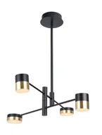 Lampy sufitowe - Maxlight LAMPA sufitowa PUMA P0404 loftowa OPRAWA metalowa LED 28W 3000K tuby czarne P0404 - miniaturka - grafika 1
