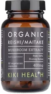 Suplementy naturalne - Kiki Health Reishi / Maitake Mushroom Extract (60 kaps.) - miniaturka - grafika 1
