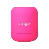 Przyborniki na biurko - Ateneum Pojemnik na długopisy różowy STRIGO - miniaturka - grafika 1