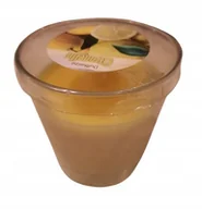 Świece - Świeca Citronella odstraszająca owady żółta w szkle - miniaturka - grafika 1