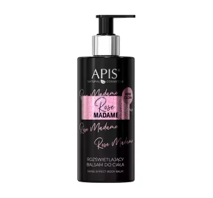 Apis Professional Rozświetlający balsam do ciała - Rose Madame - 300 ml - Balsamy i kremy do ciała - miniaturka - grafika 1