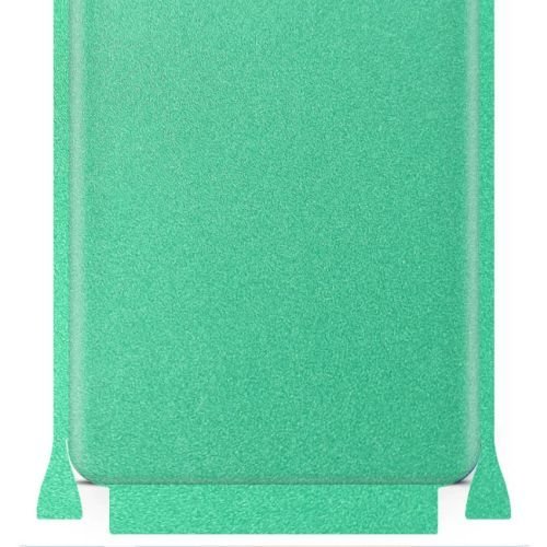 folia naklejka skórka strukturalna na TYŁ+BOKI do Apple iPad Pro 11 (2021) - Seledynowy Pastel Matowy Chropowaty Baranek - apgo SKINS