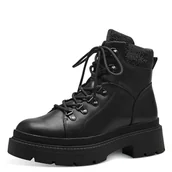 Botki damskie - Tamaris Damskie sztyblety 1-26427-41, czarny, 42 EU - miniaturka - grafika 1