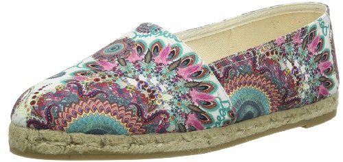 Desigual ESPARTO PLANO1 42HS525406339 damskie espadryle, zielony - Zielony Verde Free 4063-36 EU